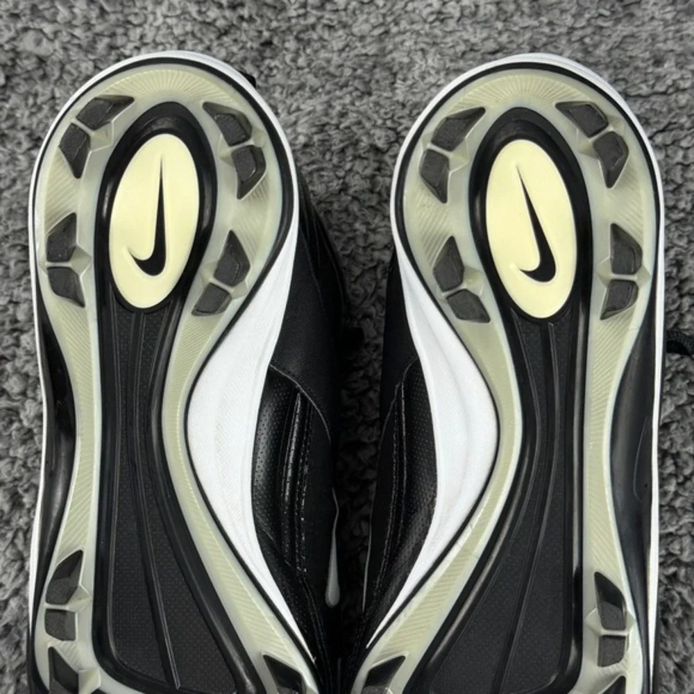 Nike Men's 9.5 Blade Shark Football Cleats Black High Top 315789-011 Athletic